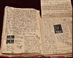 The famous diary which was published after her death in 1947was given to her on her 13th birthday. She shared her wartime experience including the tim